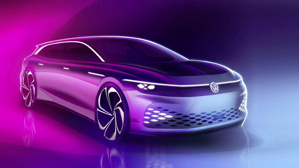 Volkswagen, new electric concept, ID. SPACE VIZZION  