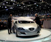 The presentation of the Seat Salsa by Detlef Schmidt (Sales) and  Silva (Design)